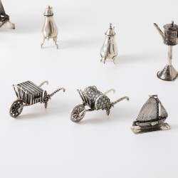Miniaturen verzameling (10), Nederland 20e eeuw, zilver