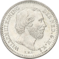 10 Cent. Willem III. 1855. UNC.