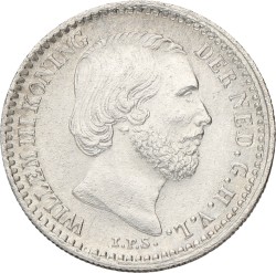 10 Cent. Willem III. 1881. XF +