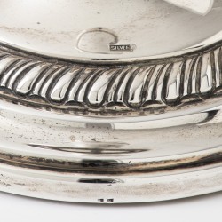 Kandelaars (2), D.J. Aubert, 's-Gravenhage ca. 1975, zilver