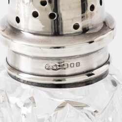 Verzameling zilverwerk (4), Nederland / Verenigd Koninkrijk, 19e / 20e eeuw, kristalglas / zilver