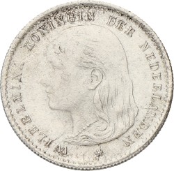 10 Cent. Wilhelmina. 1895. AUnc.