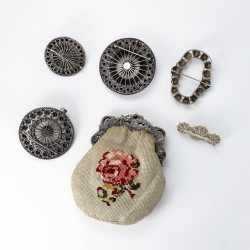 Verzameling klederdracht (6), Nederland 19e / 20e eeuw, zilver