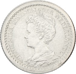 10 Cent. Wilhelmina. 1911. AUnc