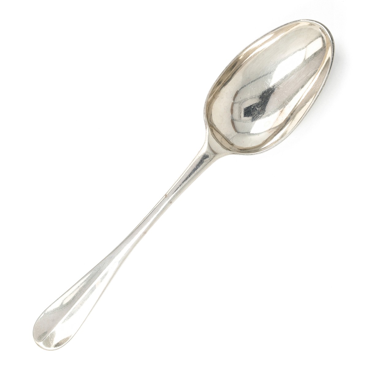 Serveerlepel, Anthonie van Driel (1723-1735), Middelburg 1733, zilver