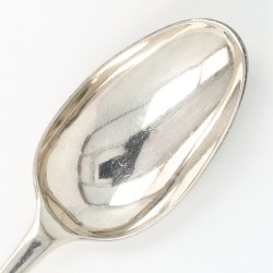 Serveerlepel, Anthonie van Driel (1723-1735), Middelburg 1733, zilver