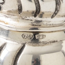 Suikerstrooibus, D. Zwijnenburg, Schoonhoven ca. 1965, zilver