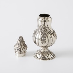 Suikerstrooibus, D. Zwijnenburg, Schoonhoven ca. 1965, zilver