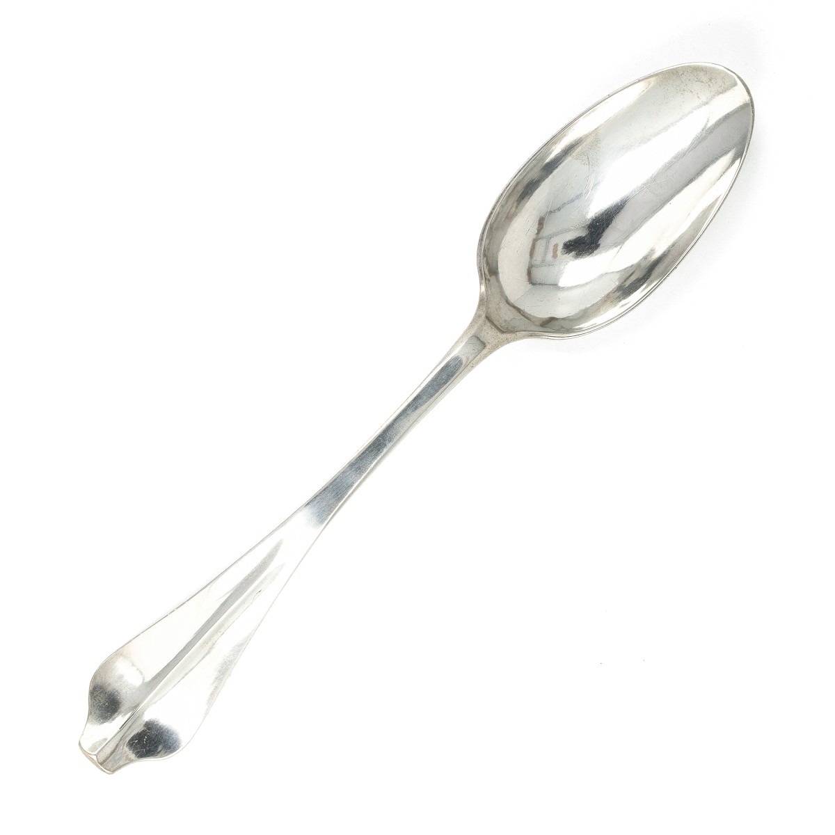 Dinerlepel, Joannes Georgius Le Blanc (1741-1813), Rotterdam ca. 1785, zilver