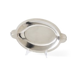 Art Deco fruitschaal, Wilkens & Söhne, Bremen-Hemelingen ca. 1930, zilver