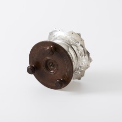 Lodewijk XIV-stijl pijpkomfoor, Anthony de Rooy (1731-1754), Amsterdam 1741, zilver