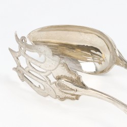 Saladetang, A.J. Jorning, Amsterdam 1872, zilver