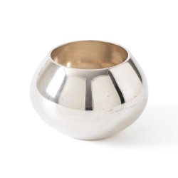 Suikerpot, ontwerp van Hans Bunde voor Carl M. Cohr, Kopenhagen ca. 1950, zilver
