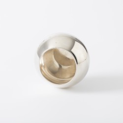Suikerpot, ontwerp van Hans Bunde voor Carl M. Cohr, Kopenhagen ca. 1950, zilver