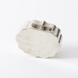 Koektrommel, P. Grumser, Lausanne, Zwitserland ca. 1925, zilver