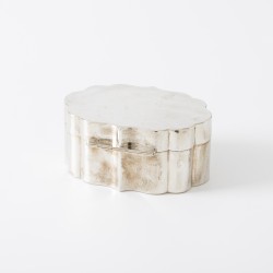 Koektrommel, P. Grumser, Lausanne, Zwitserland ca. 1925, zilver