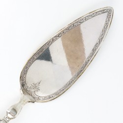 Taartschep, Pierre Louis Uriot, Amsterdam 1896, zilver