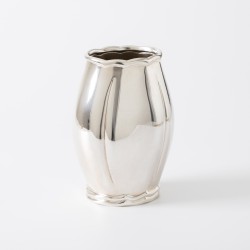 Design vaas, Eugenio Stancampiano, Palermo ca. 1970/80, zilver