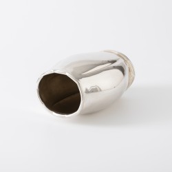 Design vaas, Eugenio Stancampiano, Palermo ca. 1970/80, zilver