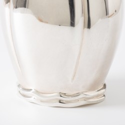 Design vaas, Eugenio Stancampiano, Palermo ca. 1970/80, zilver