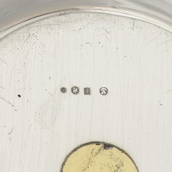 Kampioensschaal tennis ''gemengd dubbel'', Zilverfabriek Voorschoten 1958, zilver