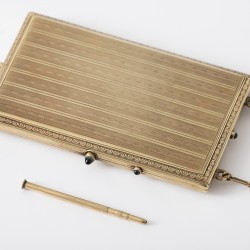 Baltasje / dames necessaire, Europa ca. 1920-1930, goud