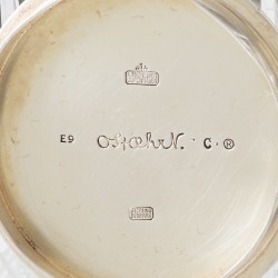 Koffieservies (2), ontwerp van Olaf Stæhr-Nielsen voor Anton Michelsen, Kopenhagen 1955, zilver