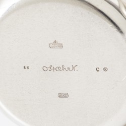 Koffieservies (2), ontwerp van Olaf Stæhr-Nielsen voor Anton Michelsen, Kopenhagen 1955, zilver