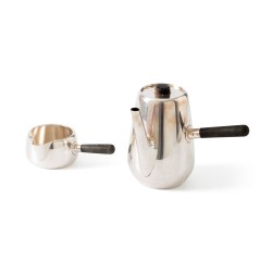 Koffieservies (2), ontwerp van Olaf Stæhr-Nielsen voor Anton Michelsen, Kopenhagen 1955, zilver