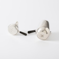 Koffieservies (2), ontwerp van Olaf Stæhr-Nielsen voor Anton Michelsen, Kopenhagen 1955, zilver