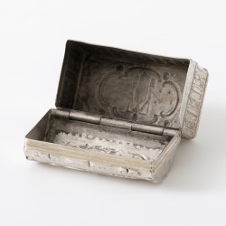 Snuifdoos, Dirk Goedhart, Amsterdam 1802, zilver