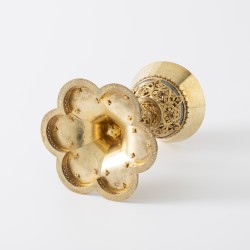 Miskelk met emaillen decor, A. Witte, Aken 1908, zilver