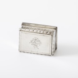 Snuifdoos, Daniël de Vries, Franeker 1806-1811, zilver