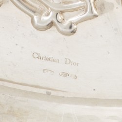 Christian Dior fruitschaal, Portugal / Italië ca. 1955, zilver