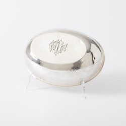 Christian Dior fruitschaal, Portugal / Italië ca. 1955, zilver