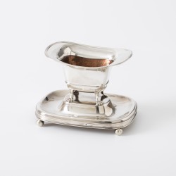 Empire pijpkomfoor, Theodorus Gerardus Bentveld, Amsterdam 1818, zilver