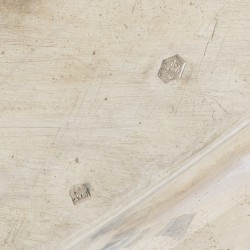 Biedermeier koektrommel set (3), Hendrikus Simon de Leeuw, 's-Hertogenbosch 1849/1852, zilver