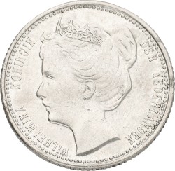 25 Cent. Wilhelmina. 1903. XF -
