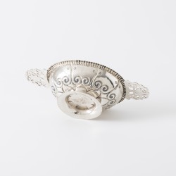 Brandewijnkom, P. Heerens, Schoonhoven 1930, zilver