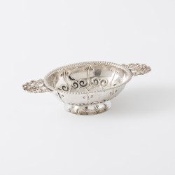 Brandewijnkom, P. Heerens, Schoonhoven 1930, zilver