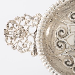 Brandewijnkom, P. Heerens, Schoonhoven 1930, zilver