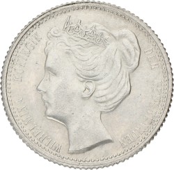 25 Cent. Wilhelmina. 1906. XF +