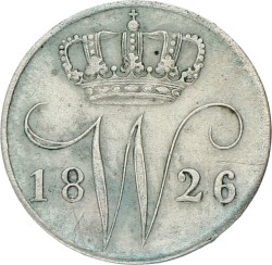 5 Cent. Willem I. 1826 B. VF +
