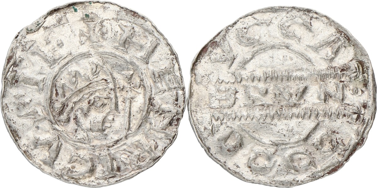 Denier. Friesland. Bruno II. ND (1024-1057). VF