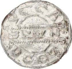 Denier. Friesland. Bruno II. ND (1024-1057). VF