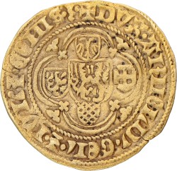 St. Jans goudgulden. Gelderland. Arnold van Egmont. ND (1423 - 1473). VF
