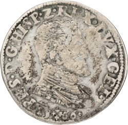 Vijfde Philipsdaalder. Gelderland. Philips II. 1566. F