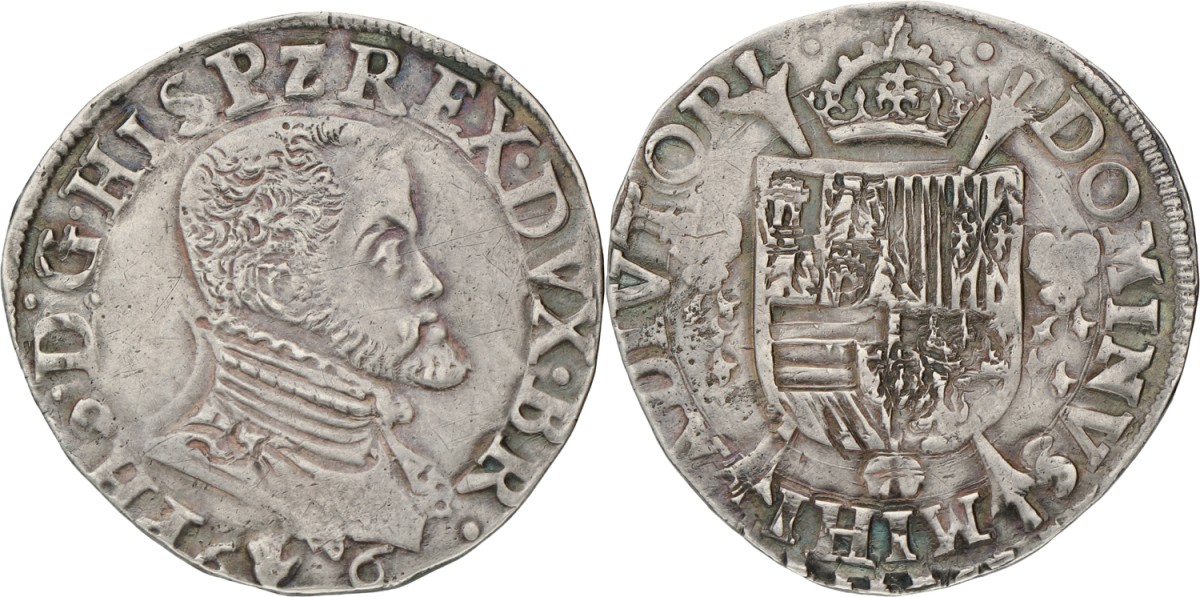 Vijfde Philipsdaalder. Brabant. Philips II. (15)66. F