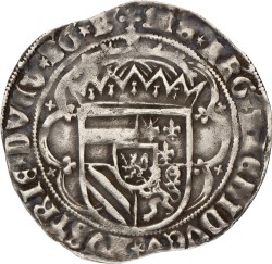 Dubbele Stuiver. Brabant. Antwerpen. Filips de Schone. 1504. F