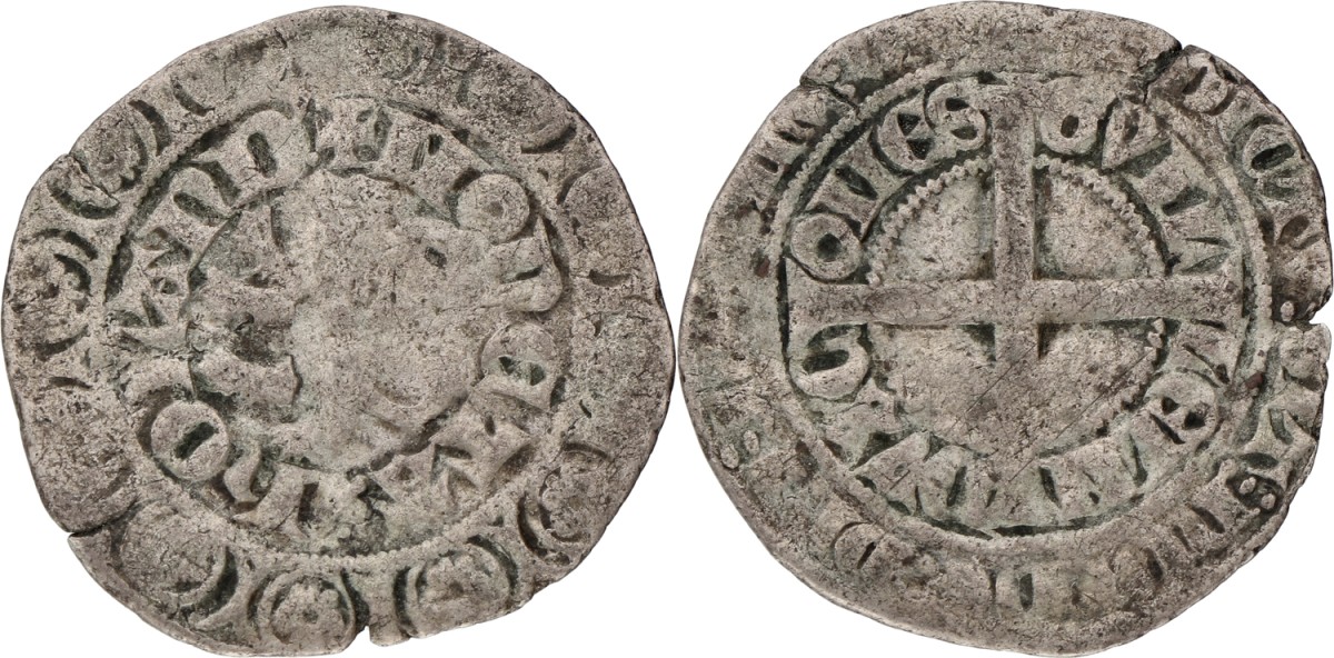 Leeuwengroot. Holland. Willem V van Beieren. ND (1350 - 1389). F